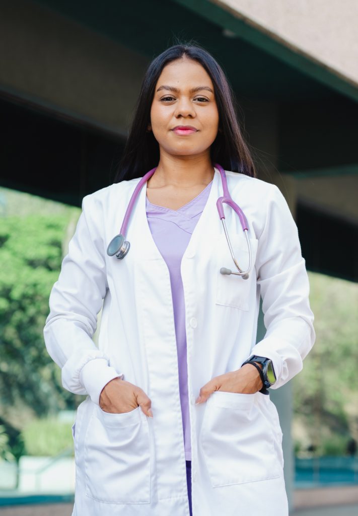Female healthcare worker