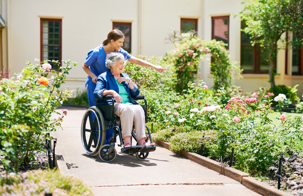 Nurse with elderly